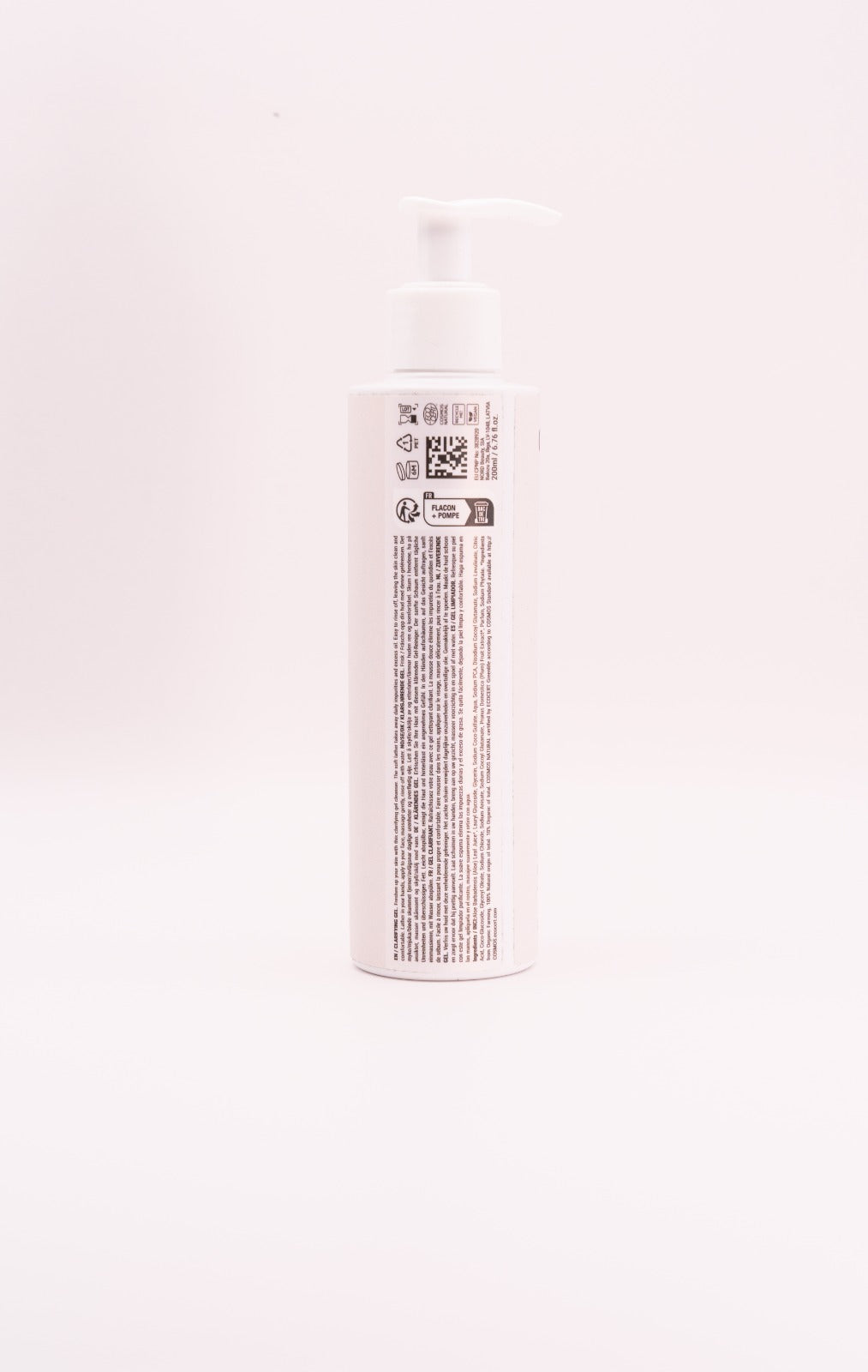 Reinigungsgel von Glam Skin, flüssige Gesichtsreinigung mit sanfter Textur, ideal für die Hautpflege, sichtbare Gel-Form in der Flasche