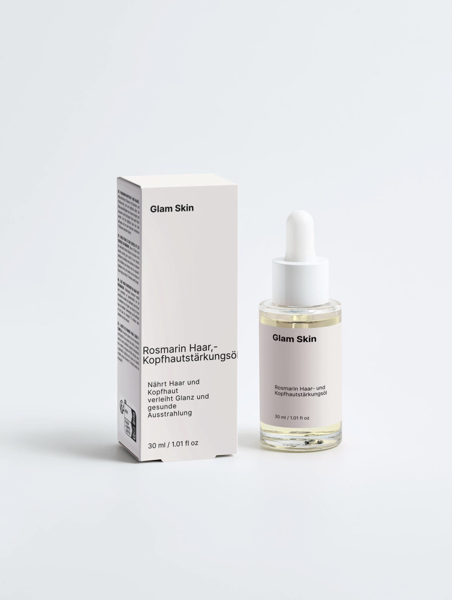 Rosmarin Haar- und Kopfhautstärkungsöl - Glam Skin