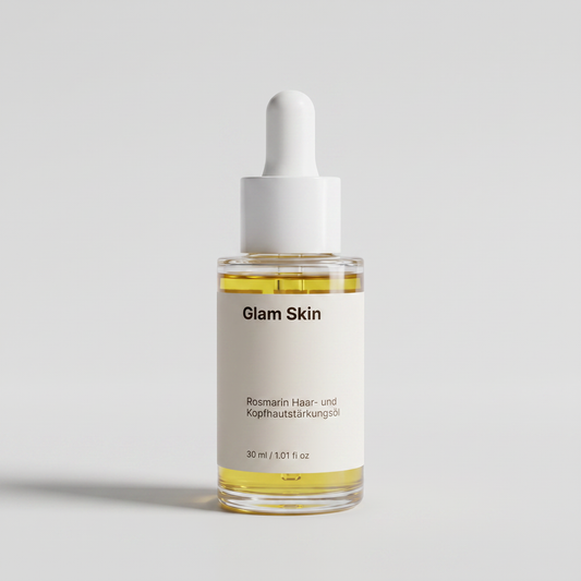Glam Skin Rosmarin Haar- und Kopfhautöl, ECOCERT COSMOS Organic, 30 ml