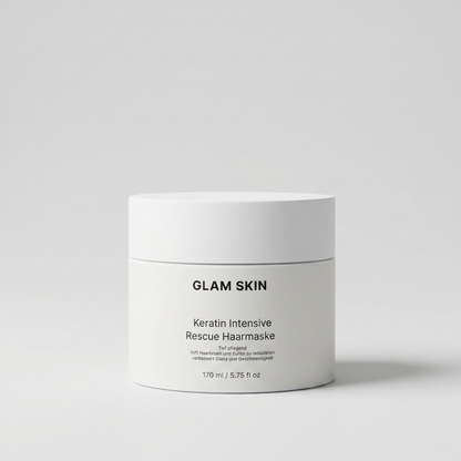Glam Skin Keratin Intensive Rescue Haarmaske für strapaziertes Haar und trockene Spitzen