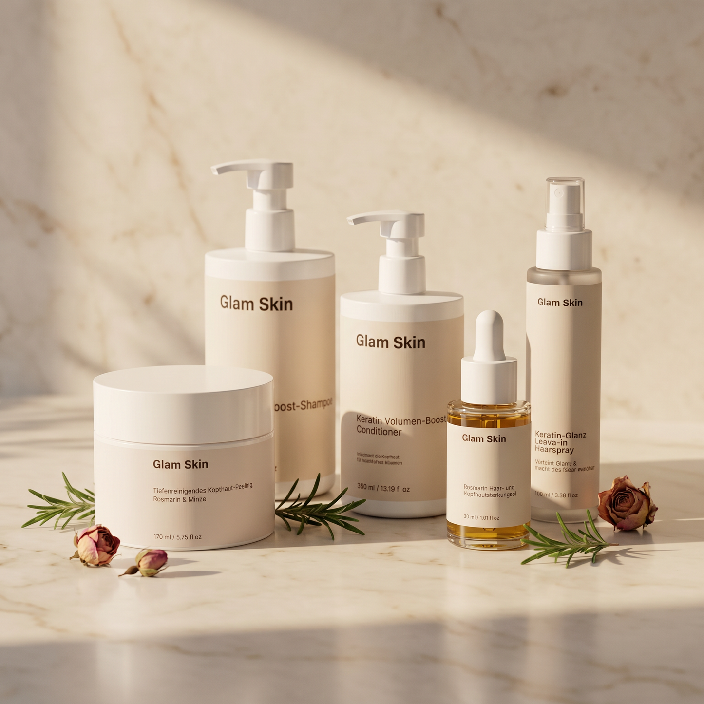 Keratin Salon-Routine — Komplett-Set