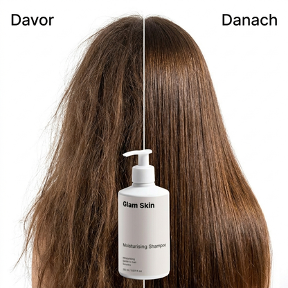 Feuchtigkeitsspendendes Shampoo - Davor Danach