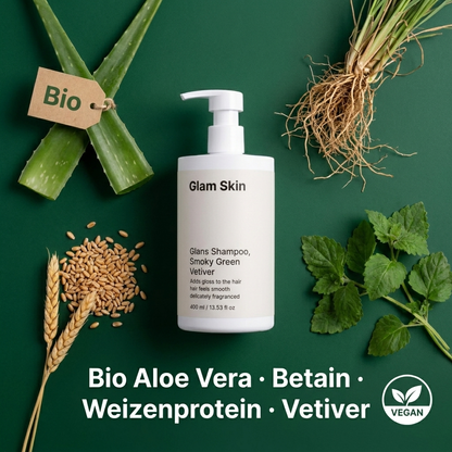 Glanz Shampoo Vetiver - Bio Aloe Betain Weizenprotein