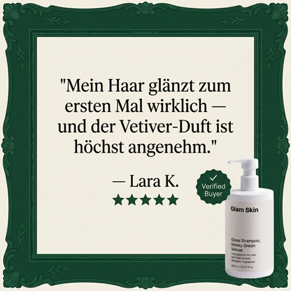 Glanz Shampoo Vetiver - Lara K. Bewertung