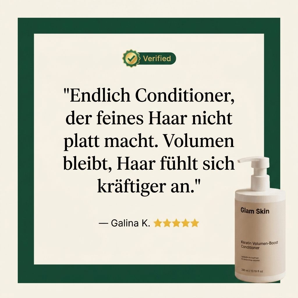 Keratin Volumen Boost Conditioner - Galina K. Bewertung