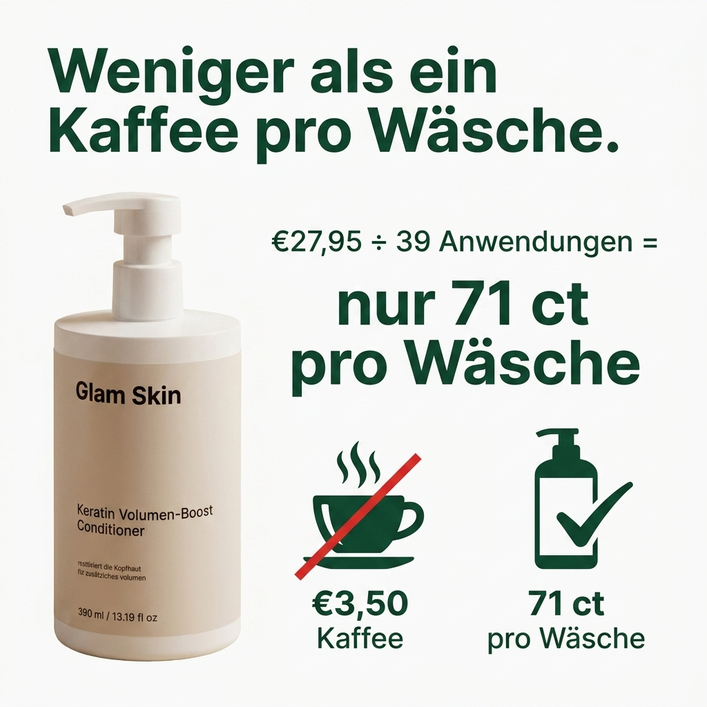 Keratin Volumen Boost Conditioner - 71 ct Kaffee Vergleich