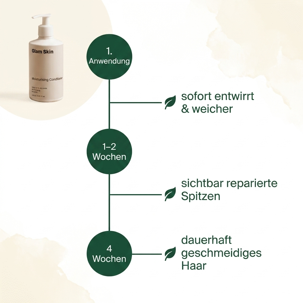 Feuchtigkeits Conditioner - Ergebnis Timeline