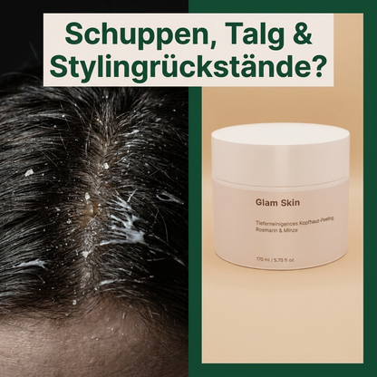 Kopfhaut Peeling - Schuppen Talg Problem